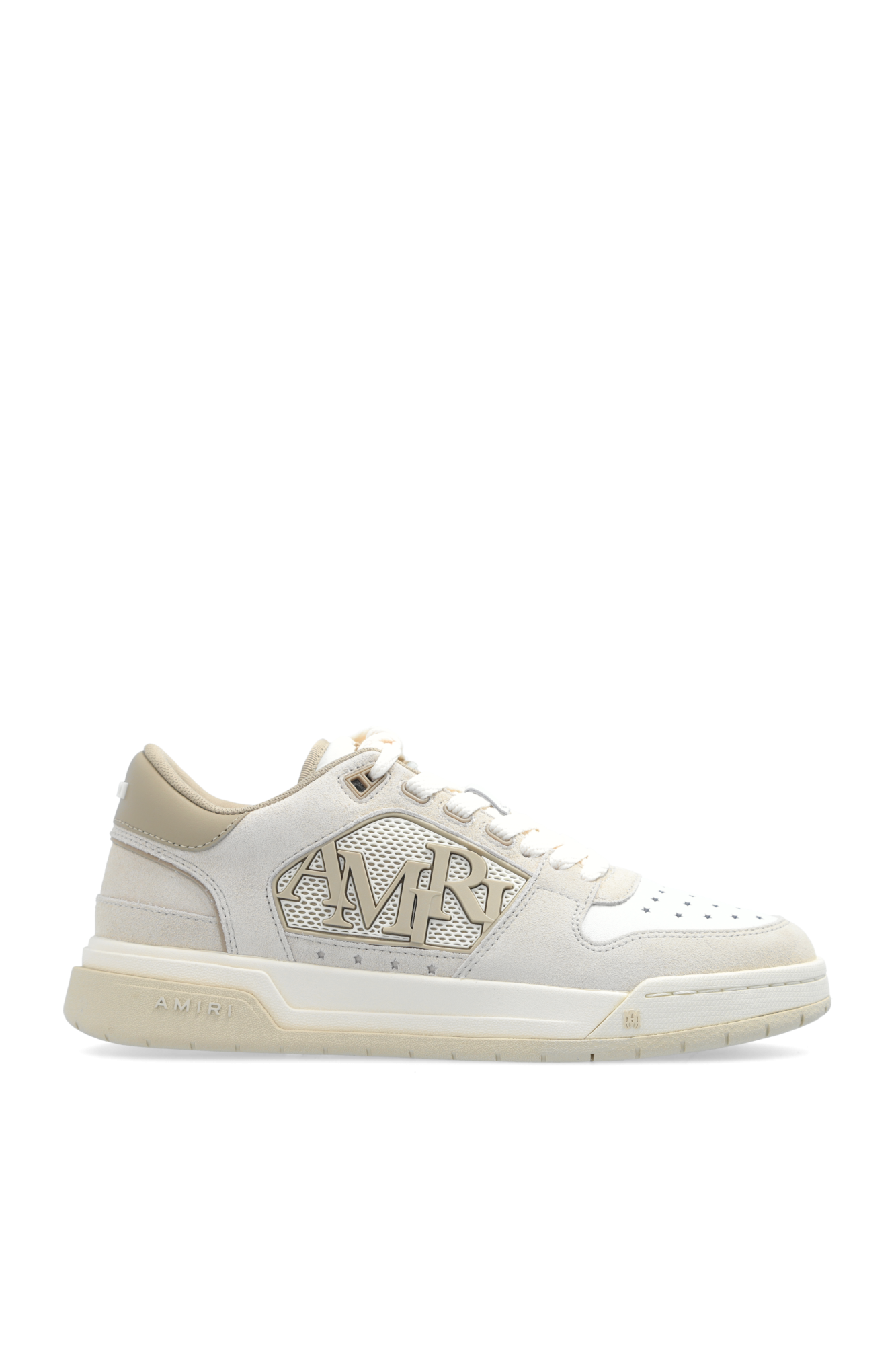 Beige Amiri Classic sneakers Amiri man saint laurent sneakers andy leather sneakers SchaferandweinerShops TW